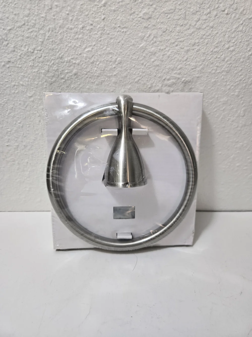 Brushed Nickel Towel Ring